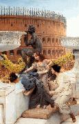 Sir Lawrence Alma-Tadema,OM.RA,RWS The Colosseum china oil painting artist